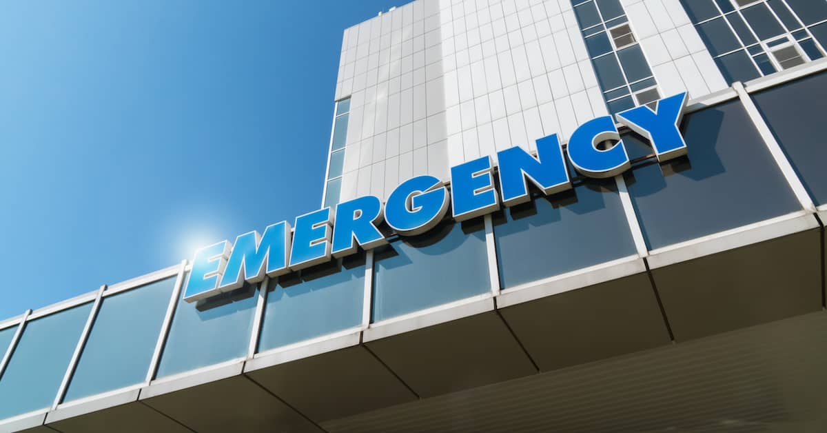 an emergency room sign | Studinski Law, LLC